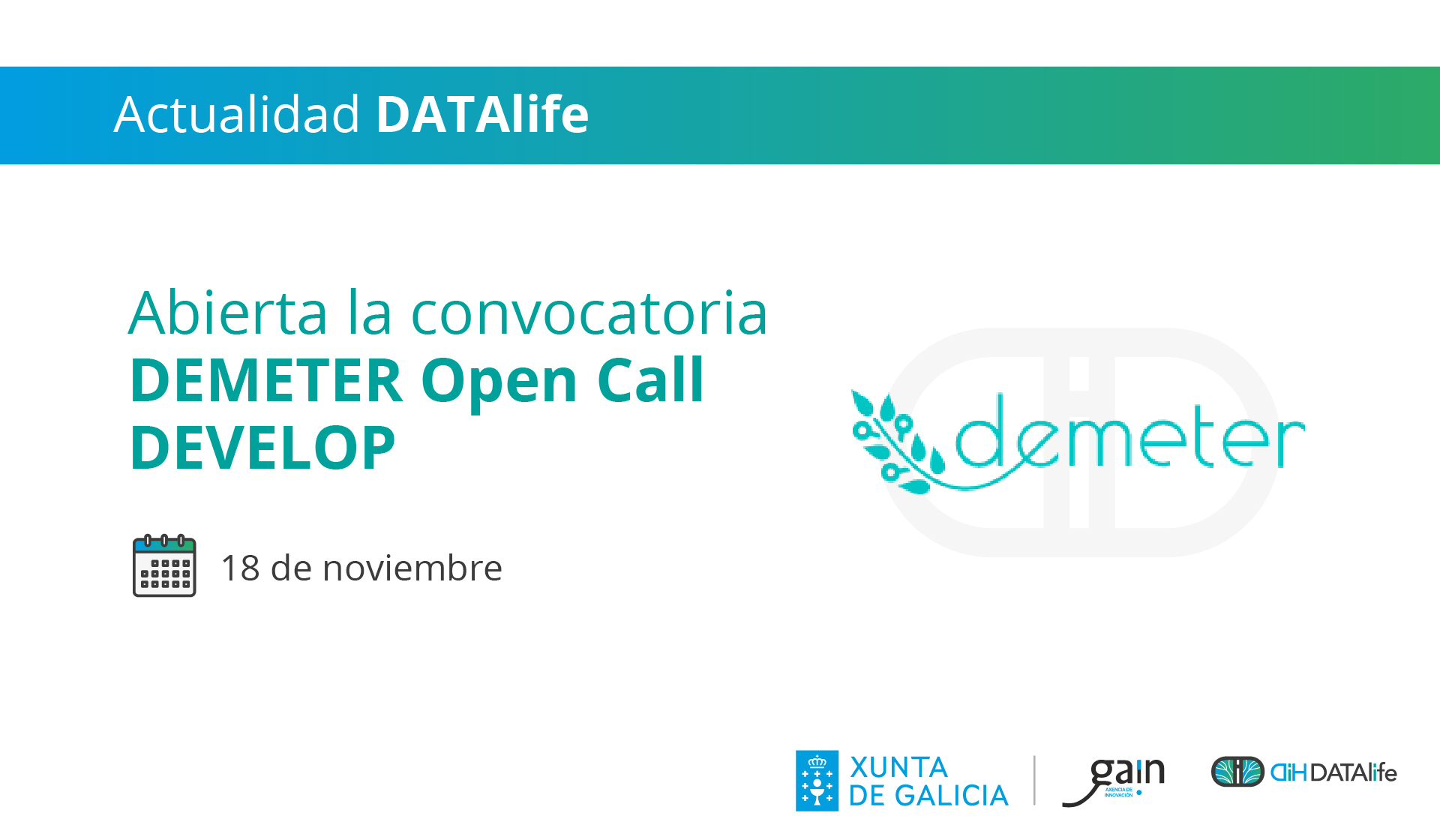 demeter open call