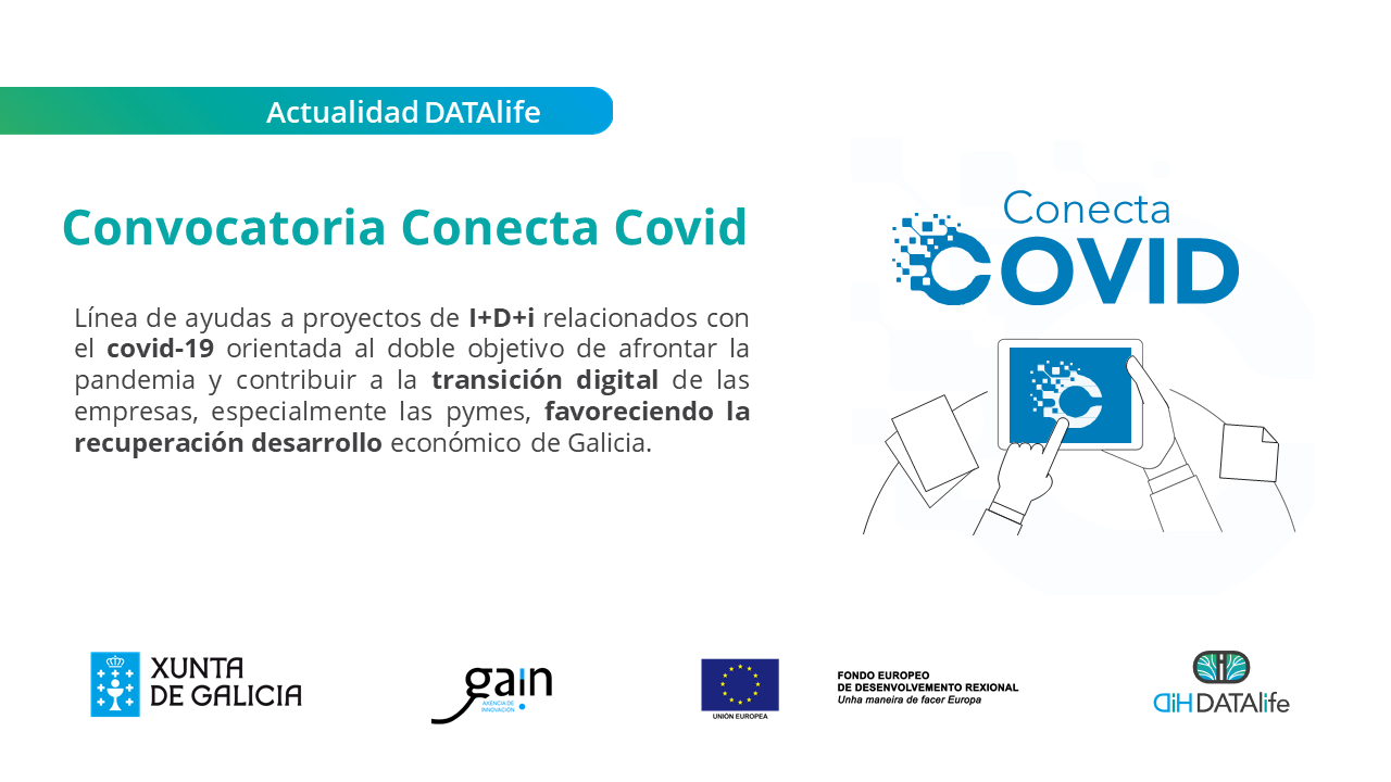 Colabora con DATAlife en el las ayudas Conecta Covid