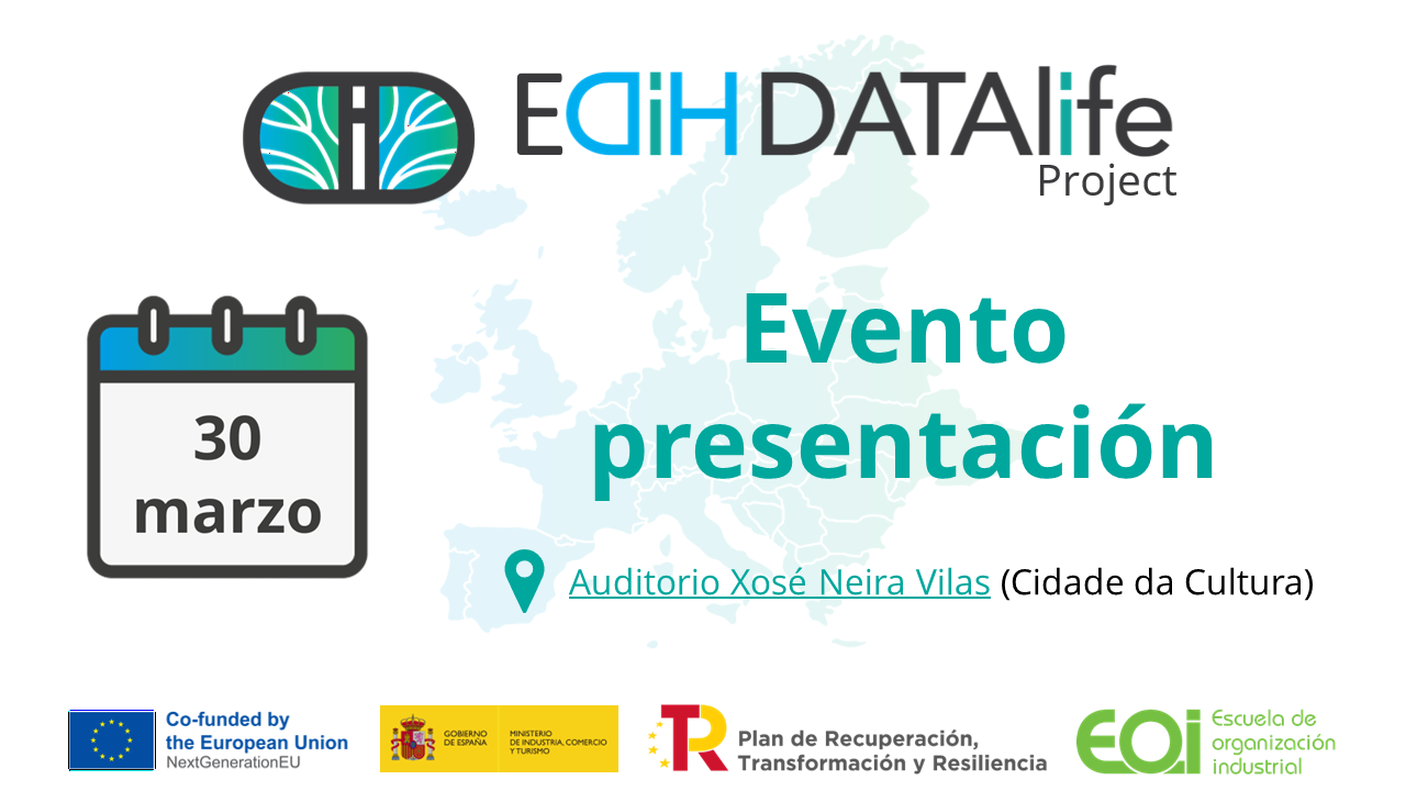Evento presentación proxecto EDIH DATAlife