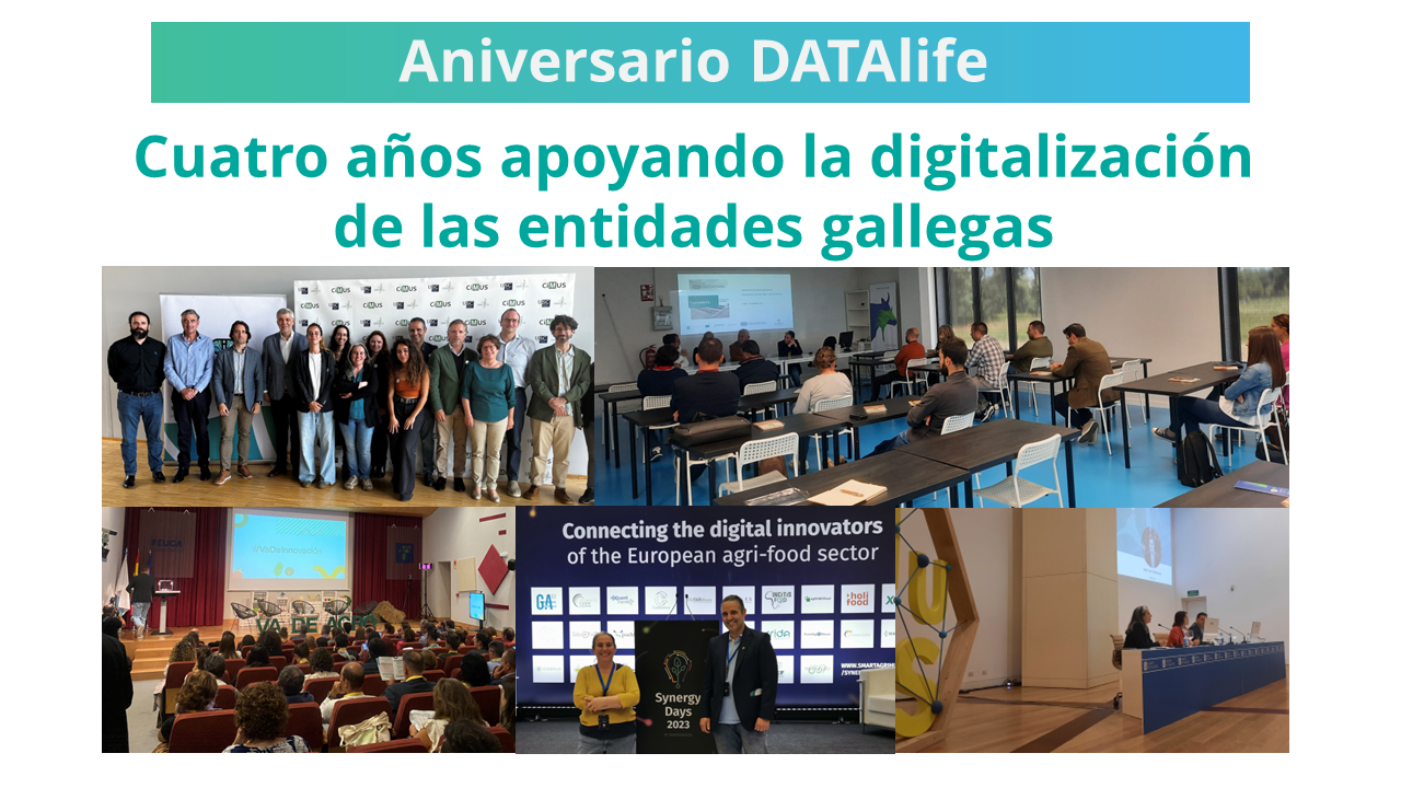 Aniversario DATAlife | Cuatro años apoyando la digitalización de las entidades gallegas