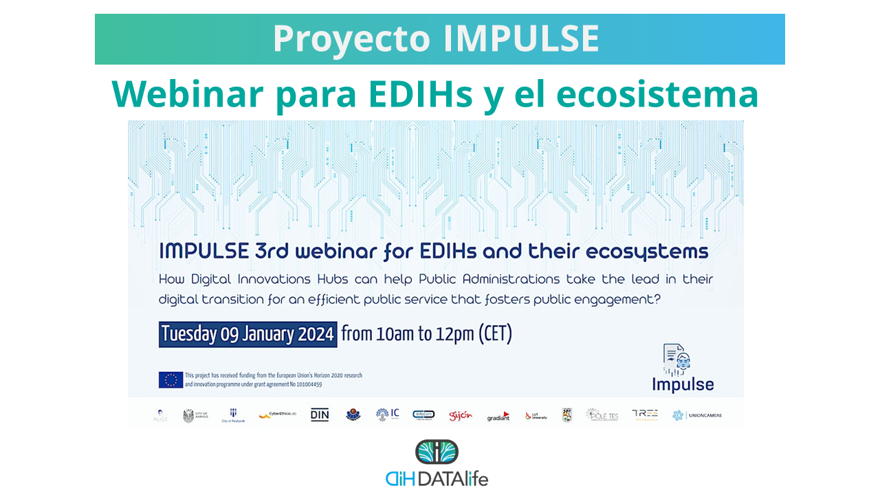 Webinar para EDIHs y el ecosistema