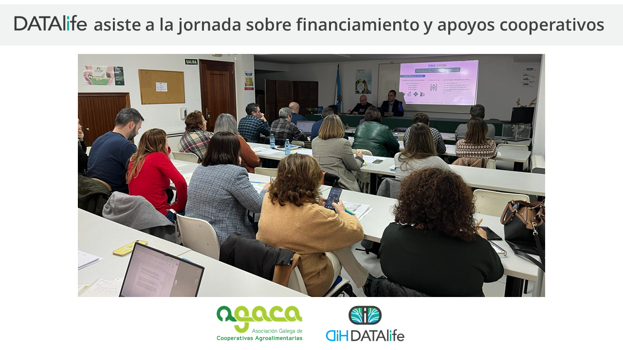 DATAlife asiste a la jornada sobre financiamiento y apoyos cooperativos