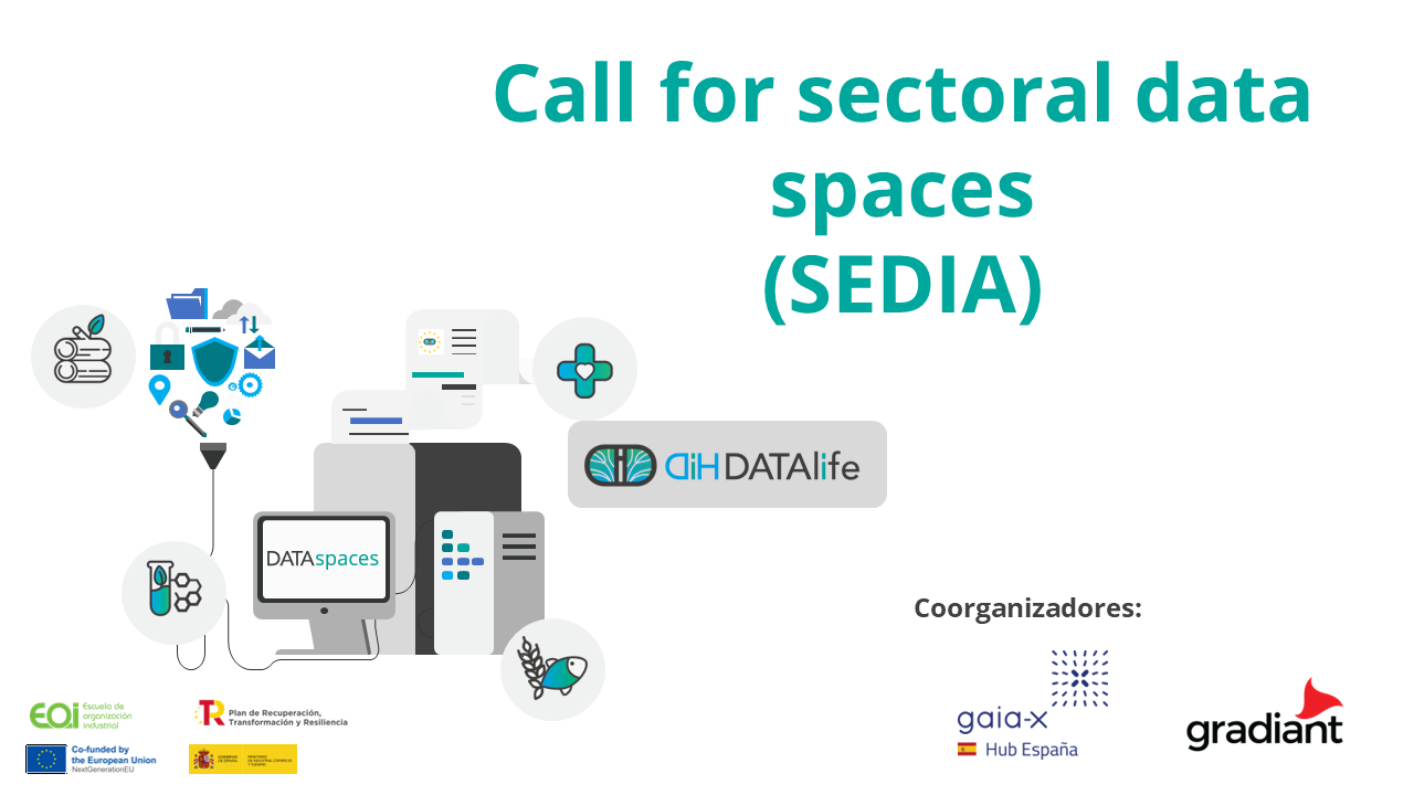 Call for sectoral data spaces (SEDIA)