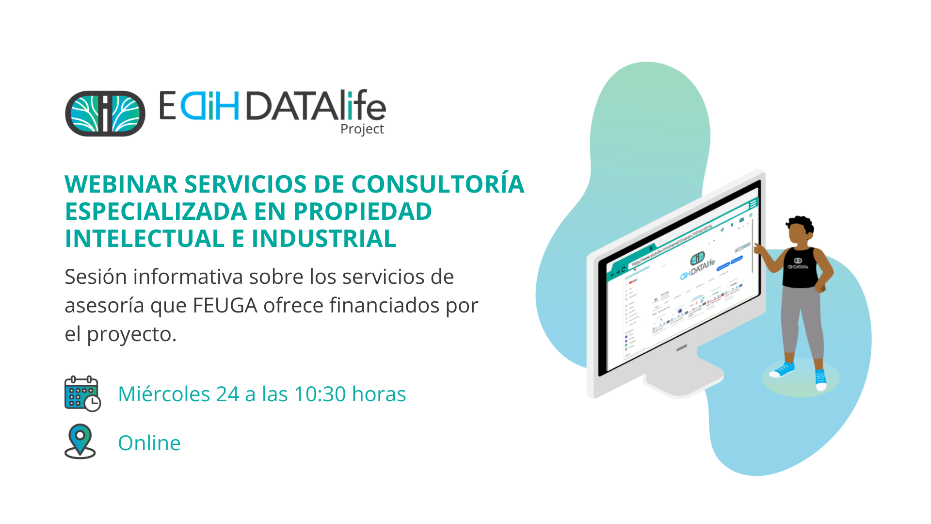 Webinar gratuito: Protege tus innovaciones con FEUGA y el respaldo de DATAlife