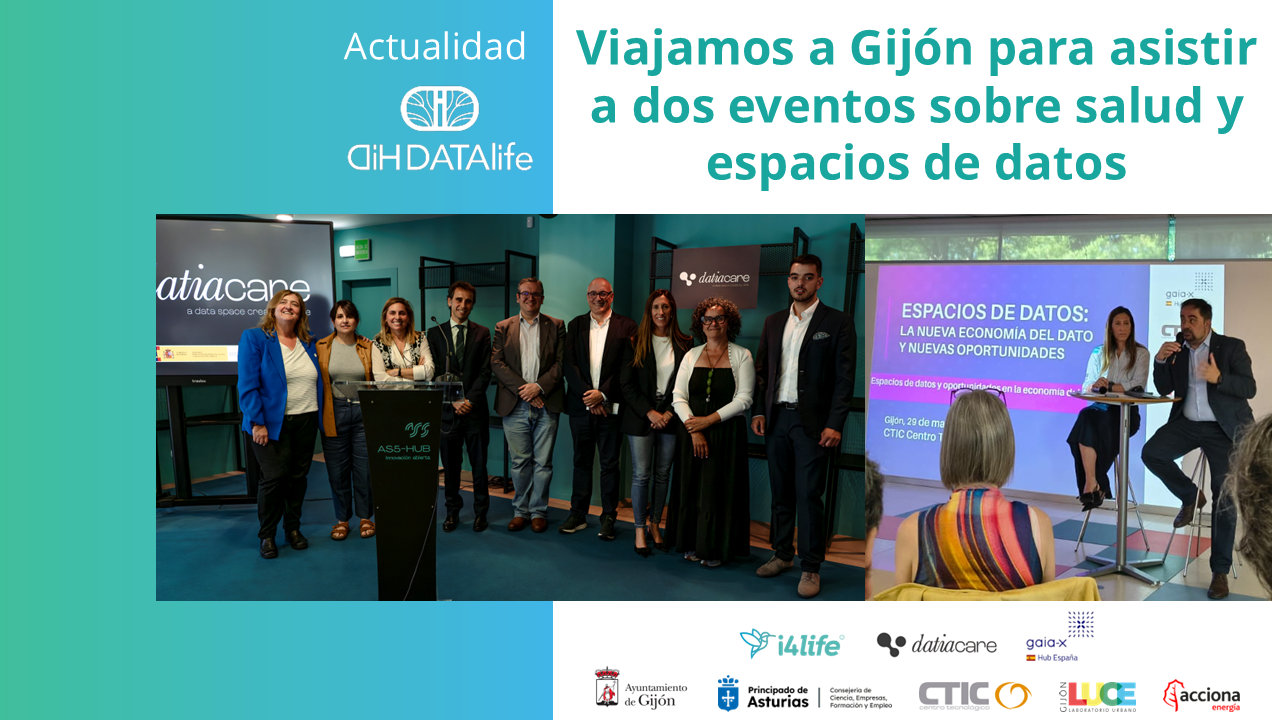 Asistimos a dos eventos en Gijón sobre salud y espacios de datos